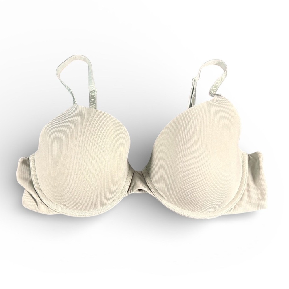 Victoria's Secret Lightly Lined T-Shirt Bra light mintAdjustable Straps Size 34C